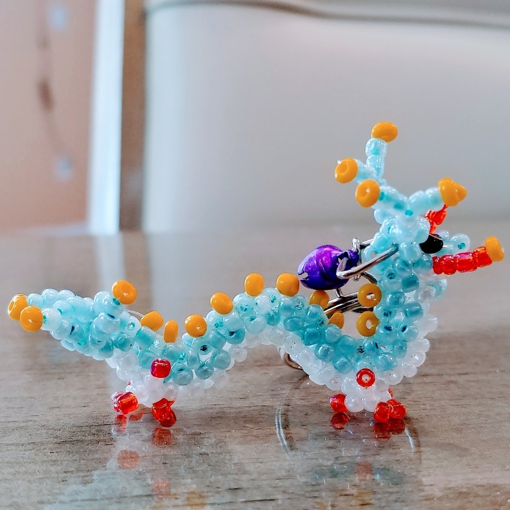 Dragon Beaded Key Chain